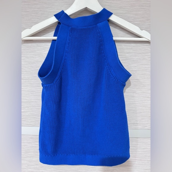 & Other Stories Blue Knit Top In XS - Picture 1 of 7
